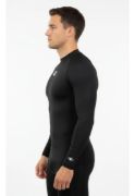 Imagen de Remera Termica Camiseta Con Cuello - Negro - S