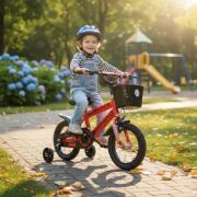 Imagen de Bicicleta De Niño Rodado 12 Con Rueditas Canasto Guardabarro
