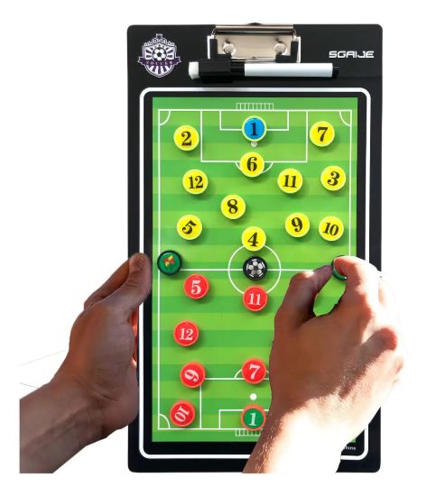 Imagen de Tabla Tactica Magnetica Futbol Doble Cara + Fichas