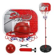 Imagen de Tablero + Aro Basket Con Pie Niños Altura 1.20 Mts 