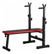 Imagen de Banco Pecho Con Inclinacion + Soporte Barras Atlas Sport