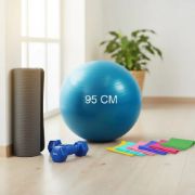 Imagen de Kit Entrenamiento Pilates Yoga Funcional Fitness N2 Azul