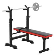 Imagen de Banco Pecho Con Inclinacion + Soporte Barras Atlas Sport