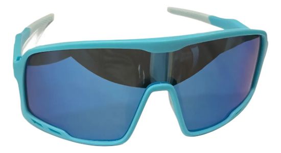 Imagen de Lente Ciclismo Entrenamiento Uv400 - Espejado - Celeste
