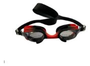 Imagen de Lente Natacion Silicona De Niño + Gorra Piscina Lycra - Rojo