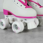 Imagen de Patin Artistico Pvc Bota + Bolso Porta Patin - Rosa chicle - 27 - 25 mm