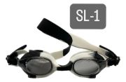 Imagen de Lente Natacion Silicona De Niño + Gorra Piscina Lycra - Negro