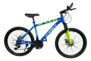 Imagen de Bicicleta Montaña Rodado 26 Freno De Disco 21 Vel - Azul/Verde - M