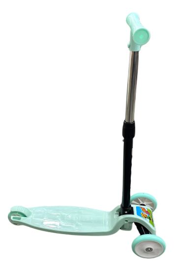 Imagen de Monopatin Tripatin Plegable Ajustable Niños - Celeste - Celeste