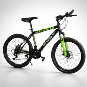 Imagen de Bicicleta Montaña Rodado 26 Freno De Disco 21 Vel - Negro/Verde - M