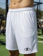 Imagen de Short Entrenamiento Futbol Deportes Excelente Calidad - Blanco - Lisa - 2XS