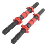 Imagen de Set 2 Mancuernas + Barra 3 En 1 15 Kgs Dmstore Negro