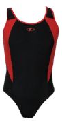 Imagen de Malla Natacion Piscina Lycra Forrada Anti Cloro - Rojo - L