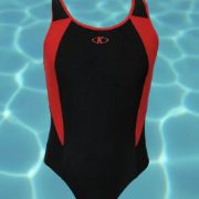 Imagen de Malla Natacion Piscina Lycra Forrada Anti Cloro - Rojo - L