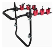 Imagen de Porta Bicicleta Rack Para Auto Transporta Hasta 3 Bicicletas Rojo