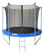 Imagen de Cama Elastica Con Escalera 1.83 Mts Excelente Calidad Negro Azul