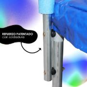 Imagen de Cama Elastica Con Escalera 1.83 Mts Excelente Calidad Negro Azul