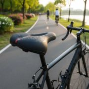 Imagen de Asiento Super Acolchonado Bicicleta Negro 24 Cm 20 Cm
