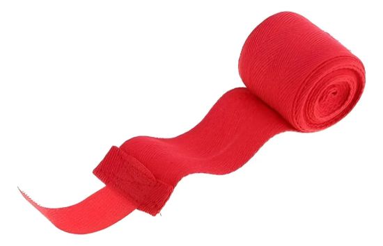 Imagen de Venda Boxeo Con Velcro 4.5mts - Rojo