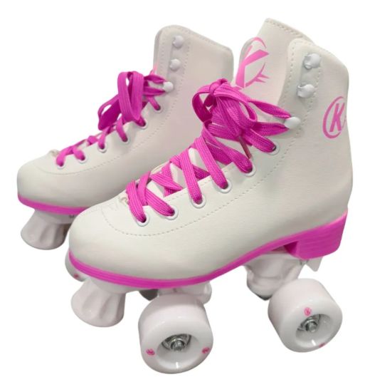 Imagen de Patin Artistico Pvc Bota + Bolso Porta Patin - Rosa - 38 - 25 mm