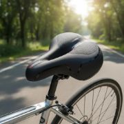 Imagen de Asiento Super Acolchonado Bicicleta Negro 24 Cm 20 Cm