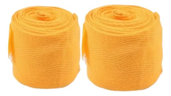 Imagen de Venda Boxeo Con Velcro 4.5mts - Amarillo
