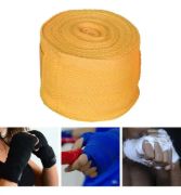 Imagen de Venda Boxeo Con Velcro 4.5mts - Amarillo