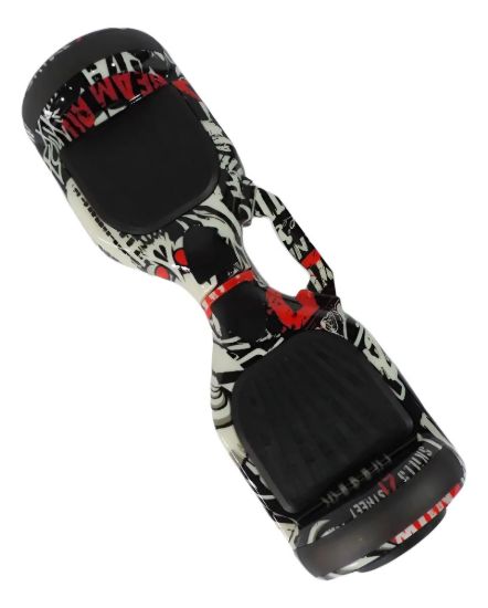 Imagen de Patineta Electrica Hoverboard Balance Bluetooth - Blanco/Negro