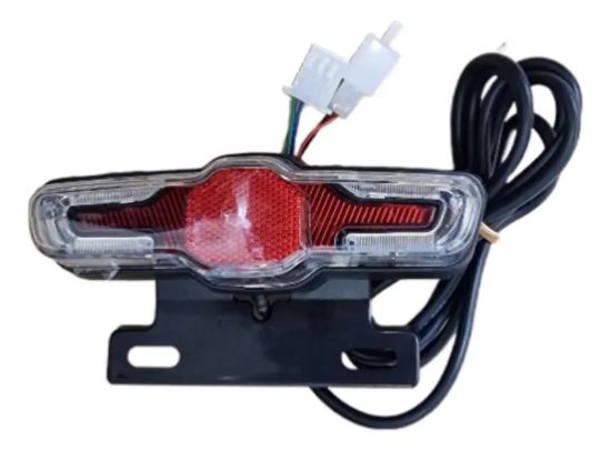 Imagen de Luz Trasera Con Señaleros Para Moto Electrica 36v/48v/60v