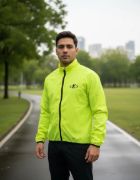 Imagen de Campera Cortaviento Running Deporte Ciclismo Entrenamiento Fluor L Lisa