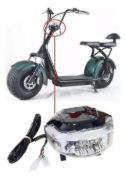 Imagen de Kit Luz Con Llave Para Moto Electrica Choper City Coco 60v