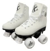 Imagen de Patin Artistico Pvc Bota + Bolso Porta Patin - Negro - 39 - 25 mm