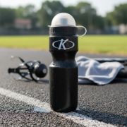 Imagen de Caramañola Plastica Deportes 650 Ml - Negro