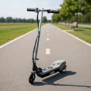 Imagen de Monopatín Scooter Eléctrico Niños Plegable A Batería - Gris