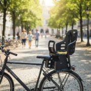 Imagen de Silla Bicicleta Niño C/cinturon Trasera Negro