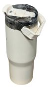 Imagen de Vaso Térmico 900 Ml Con Agarre - Blanco - Lisa