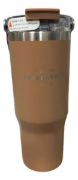 Imagen de Vaso Térmico 900 Ml Con Agarre - Marrón - Lisa