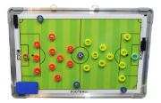 Imagen de Tabla Dt Futbol Con Marco Aluminio 45*30  Fichas Magneticas Verde