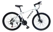 Imagen de Bicicleta K Speed 27.5  Mtb 21 Vel. + Casco Reflectivo - Blanco - M
