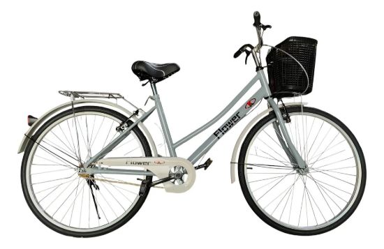 Imagen de Bicicleta De Paseo Dama R26 + Accesorios Armada Unica - Gris - M