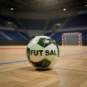Imagen de Pelota Futsal Cocida A Mano K N°3 Negro