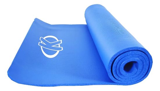 Imagen de Colchoneta Yoga Mat Pilates Nbr 1 Cm Entrenamiento - Azul