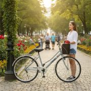 Imagen de Bicicleta De Paseo Dama R26 + Accesorios Armada Unica - Gris - M