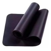 Imagen de Colchoneta Yoga Mat Pilates Nbr 1 Cm Entrenamiento - Negro