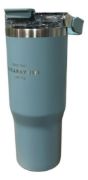 Imagen de Vaso Térmico 900 Ml Con Agarre - Celeste - Lisa
