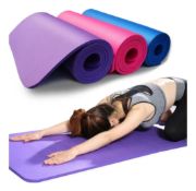 Imagen de Colchoneta Yoga Mat Pilates Nbr 1 Cm Entrenamiento - Violeta claro