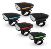 Imagen de Luz Frontal Bicicleta Led - Bocina - Usb