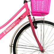 Imagen de Bicicleta De Paseo Dama R26 + Accesorios Armada Unica - Rosa chicle - M