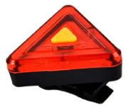 Imagen de Luz Trasera Led C/carga Usb Triangular Bainbow Negro