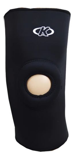 Imagen de Rodillera De Neopreno Con Rotula Libre Deportes Lesiones - Negro - S